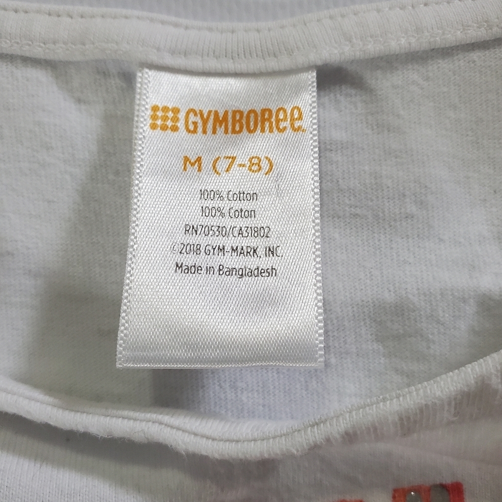K1351 * Gymboree Girls You Had Me At Aloha Graphic Tank White Size M (7/8) - Picture 4 of 8